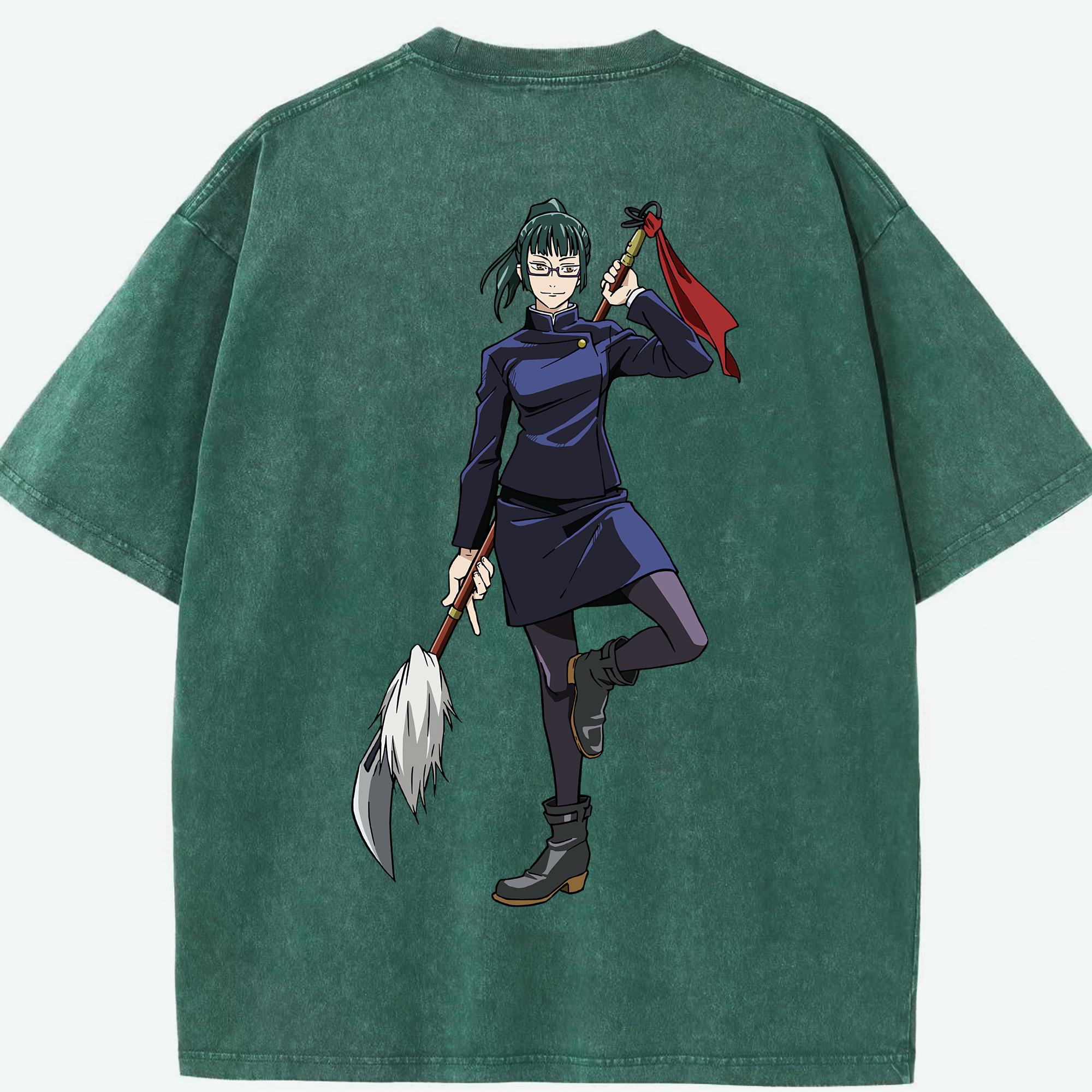 （画像用） 呪術廻戦 Jujutsu Kaisen 綿100% ヴィンテージ風 半袖Tシャツ（背面プリント）